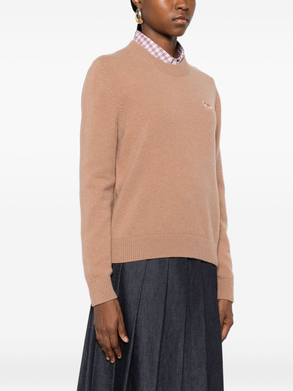 Maison Kitsuné Maison Kitsuné MAISON KITSUNE' Sweaters Camel