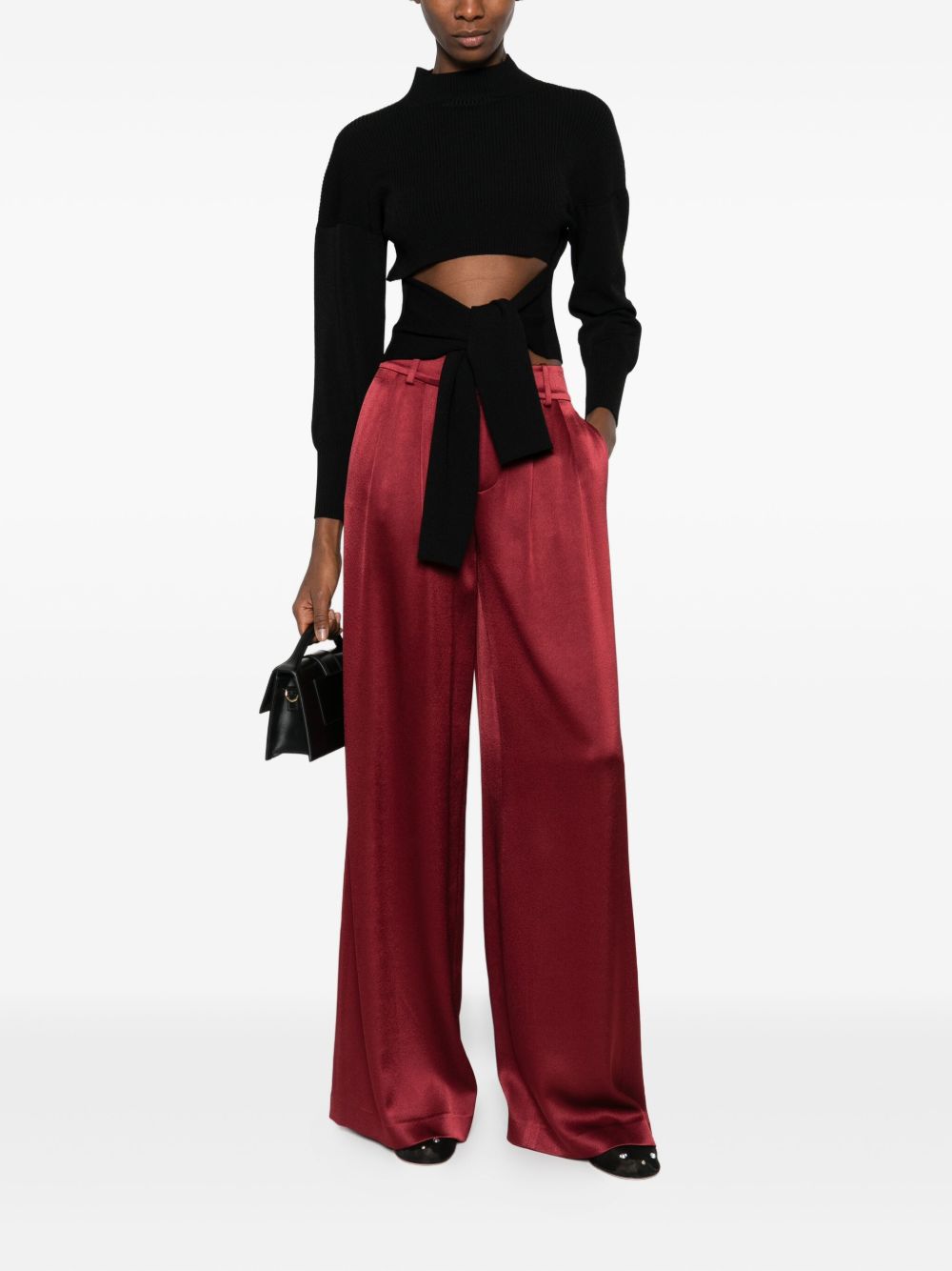 Alice + Olivia Alice + Olivia Trousers Bordeaux