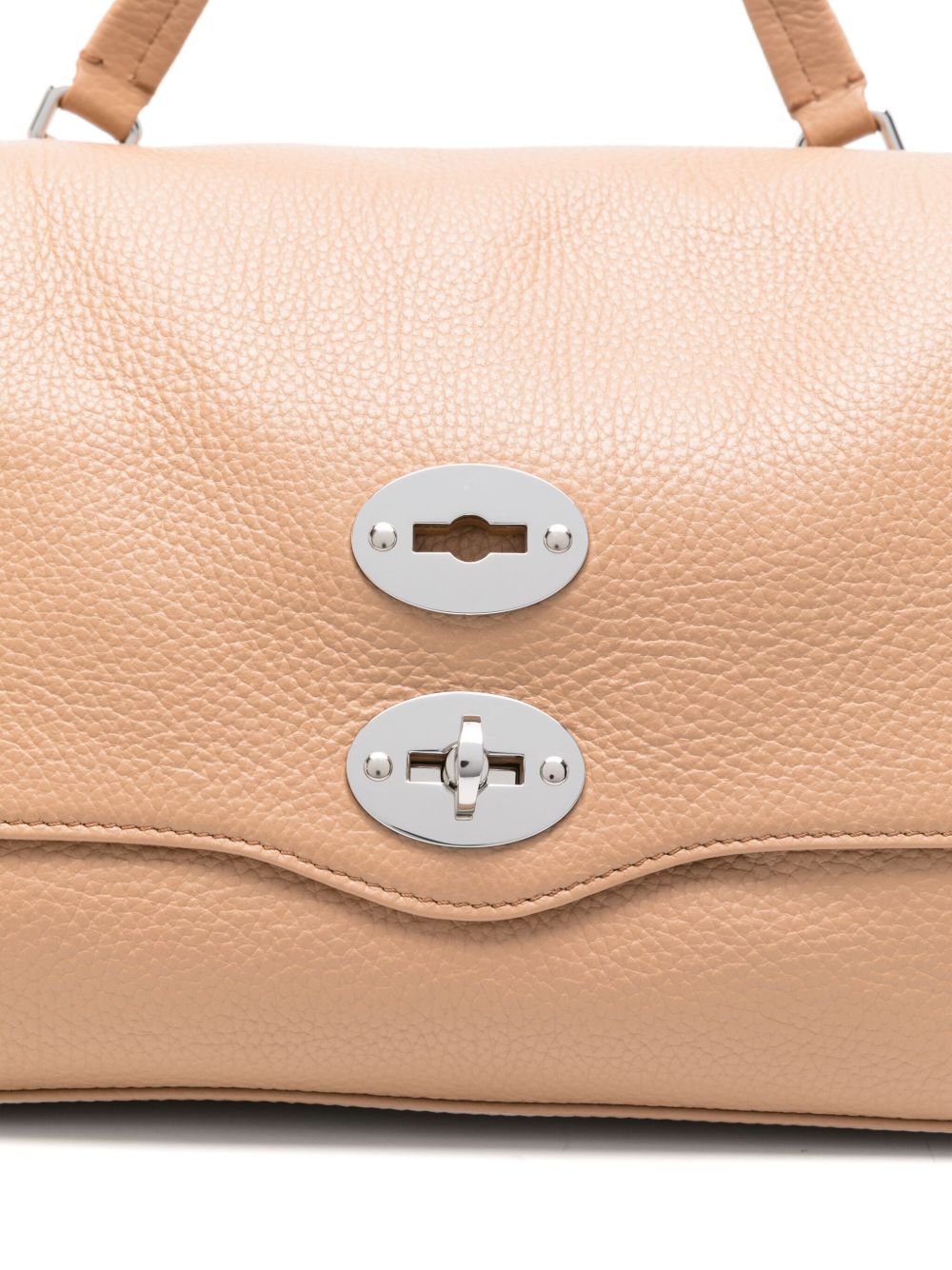 Zanellato Postina® Small Bag In Hammered Leather Brown Cantucci