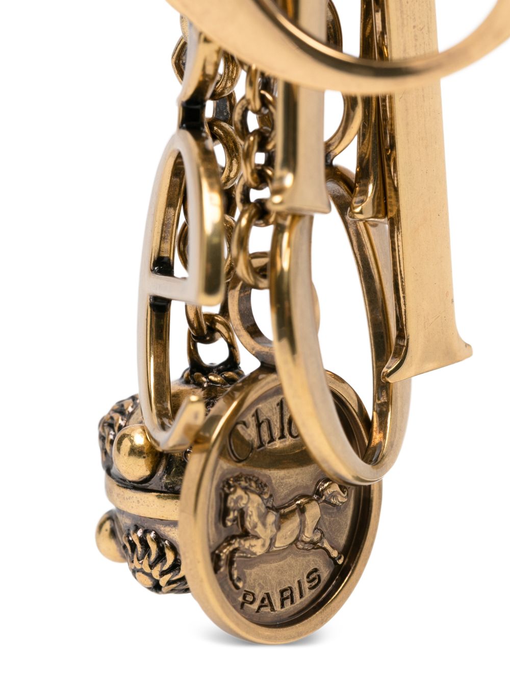 Chloé ChloÃ© Silk & Nylon||Silk & Nylon|| ChloÃ© Symbols keyring
