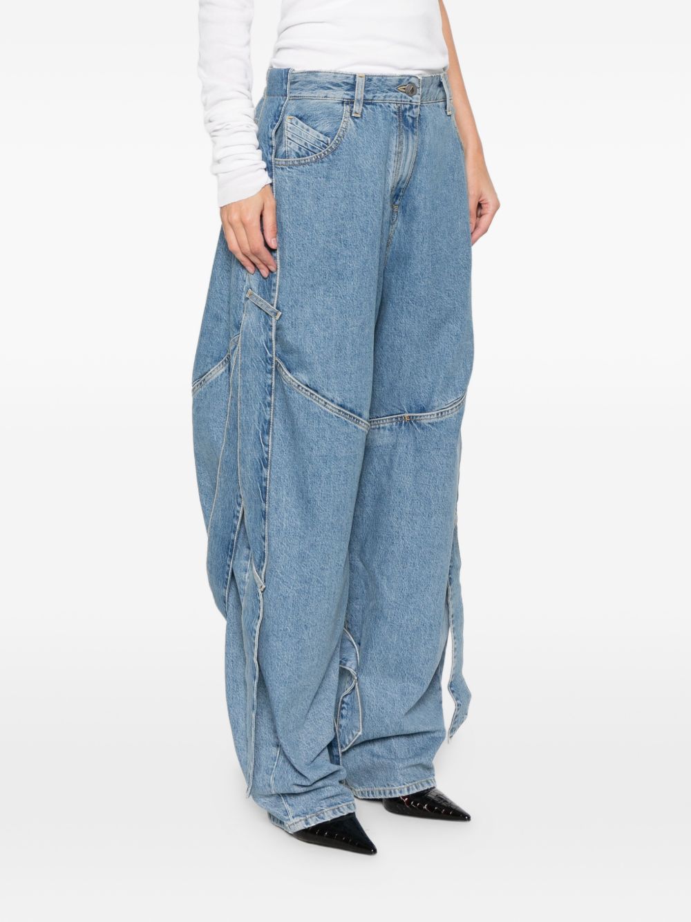 The Attico Jeans Clear Blue