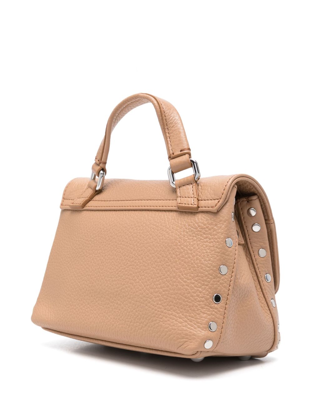Zanellato Postina® Baby Bag In Hammered Leather Brown Cantucci