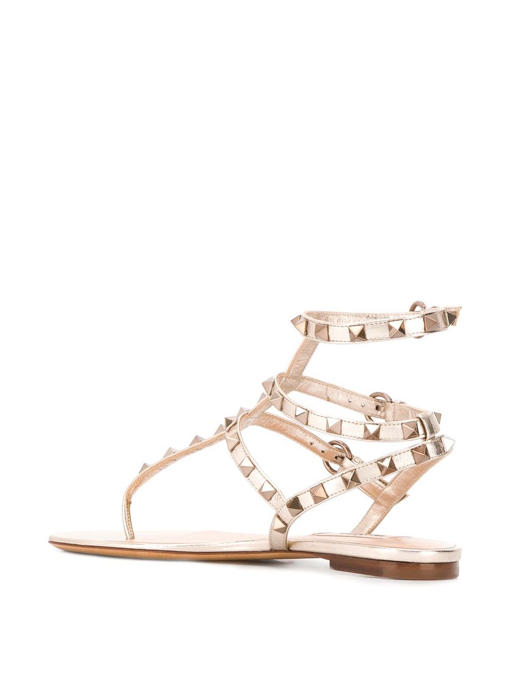 Valentino Garavani Rockstud metallic sandals