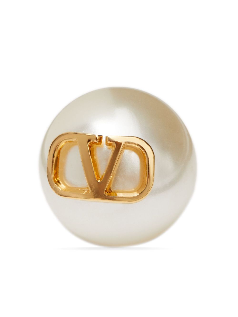 Valentino Garavani-Vlogo Signature Earrings With Pearls