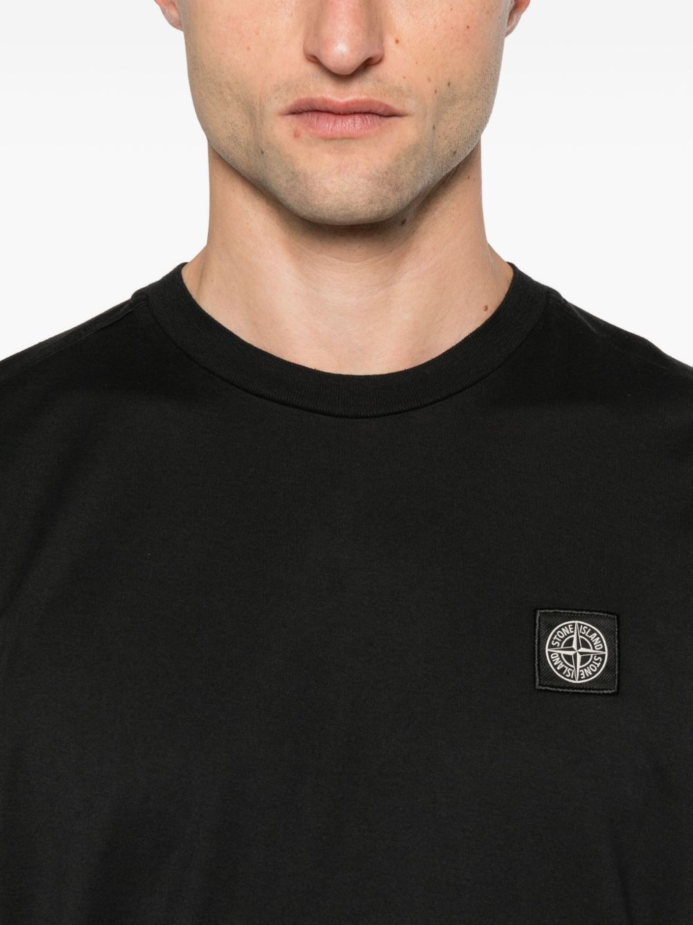 Stone Island T-shirts and Polos Black