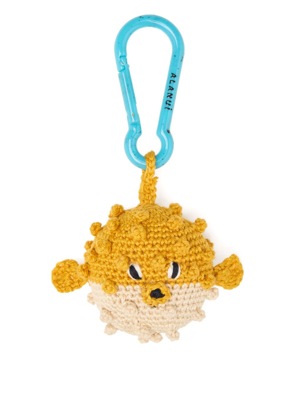 Alanui Handmade Puffer Fish Crochet Key Holder