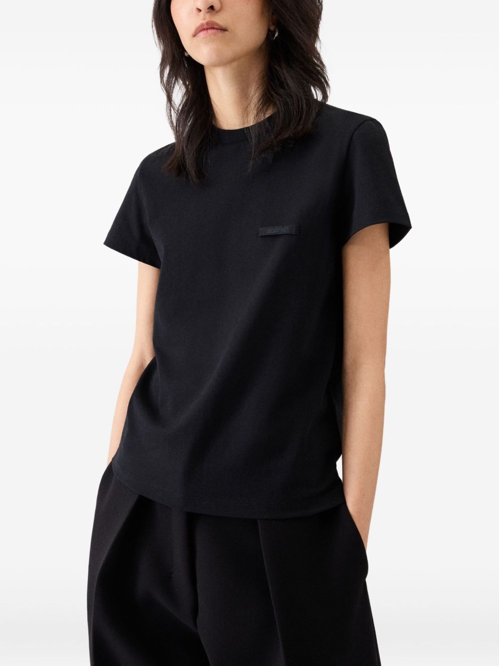 JACQUEMUS JACQUEMUS T-shirts and Polos Black