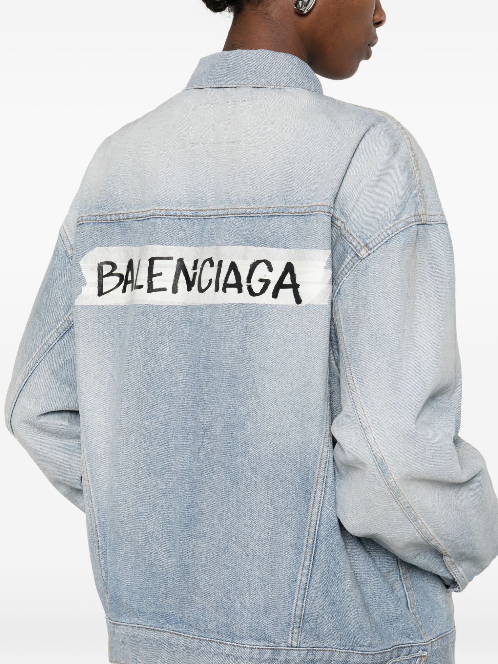 Balenciaga Balenciaga Jackets Clear Blue