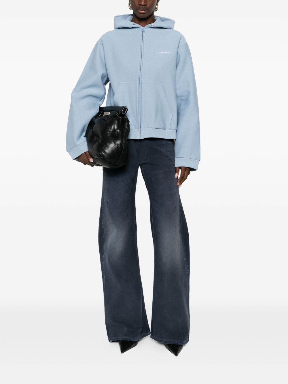 Balenciaga Balenciaga Sweaters Clear Blue