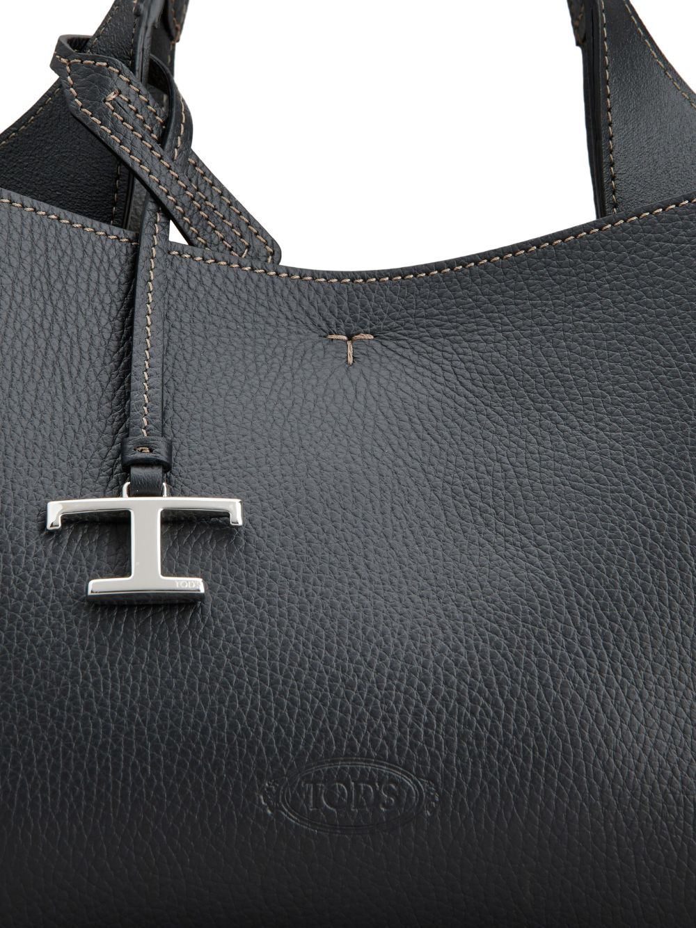 Tod'S T Timeless Shopping Bag In Leather Mini