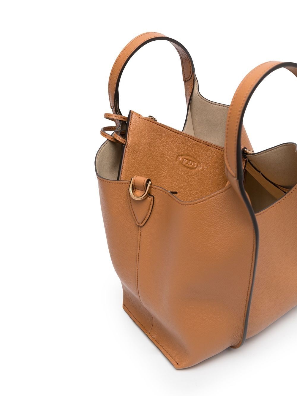 Tod'S T Timeless Shopping Bag In Leather Mini