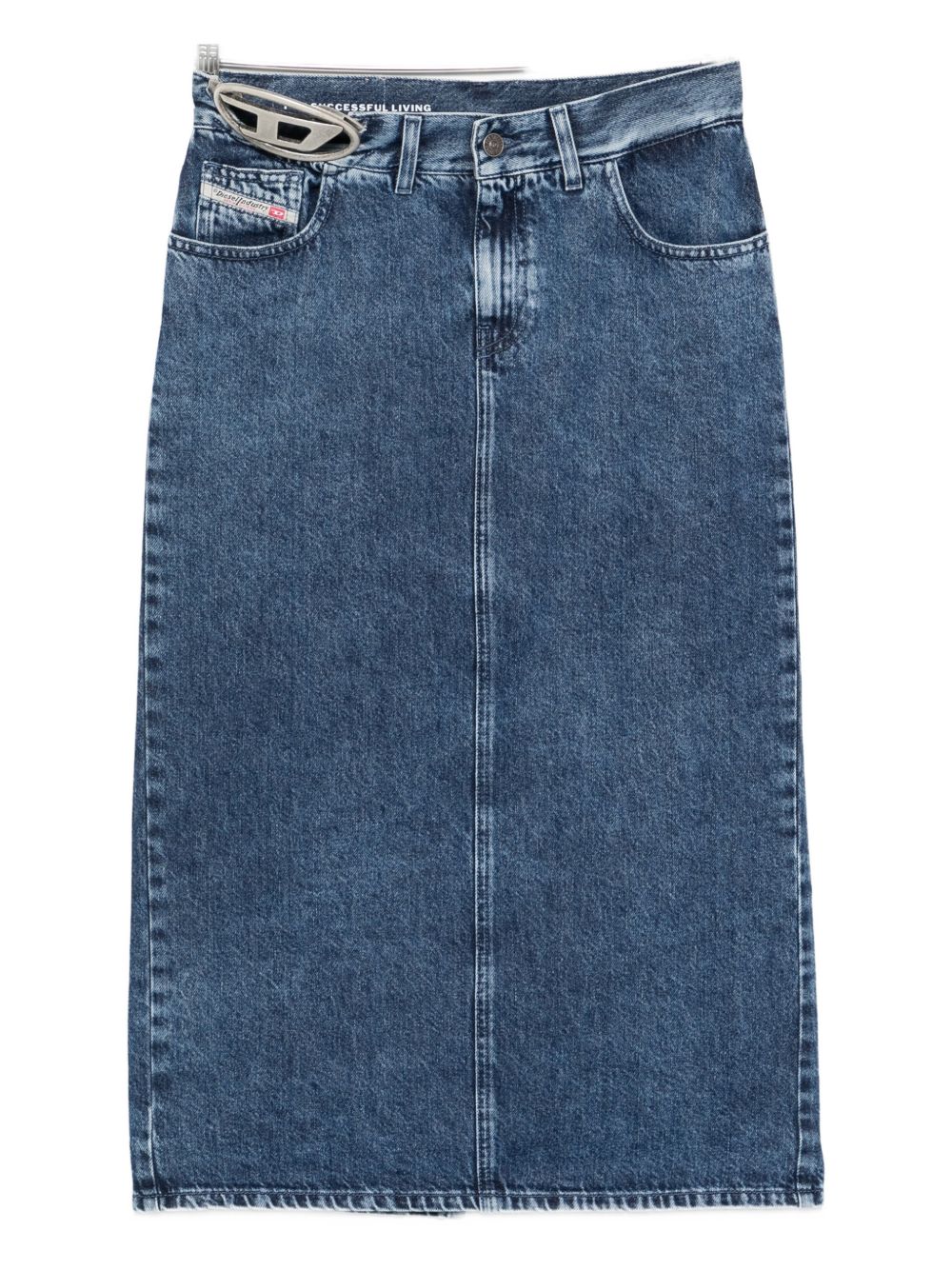 Diesel Denim midi skirt