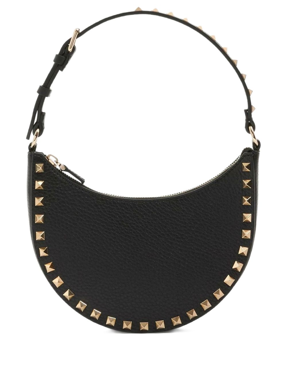 Valentino Garavani Valentino Garavani Mini Rockstud Hobo Bag in Grainy Calfskin