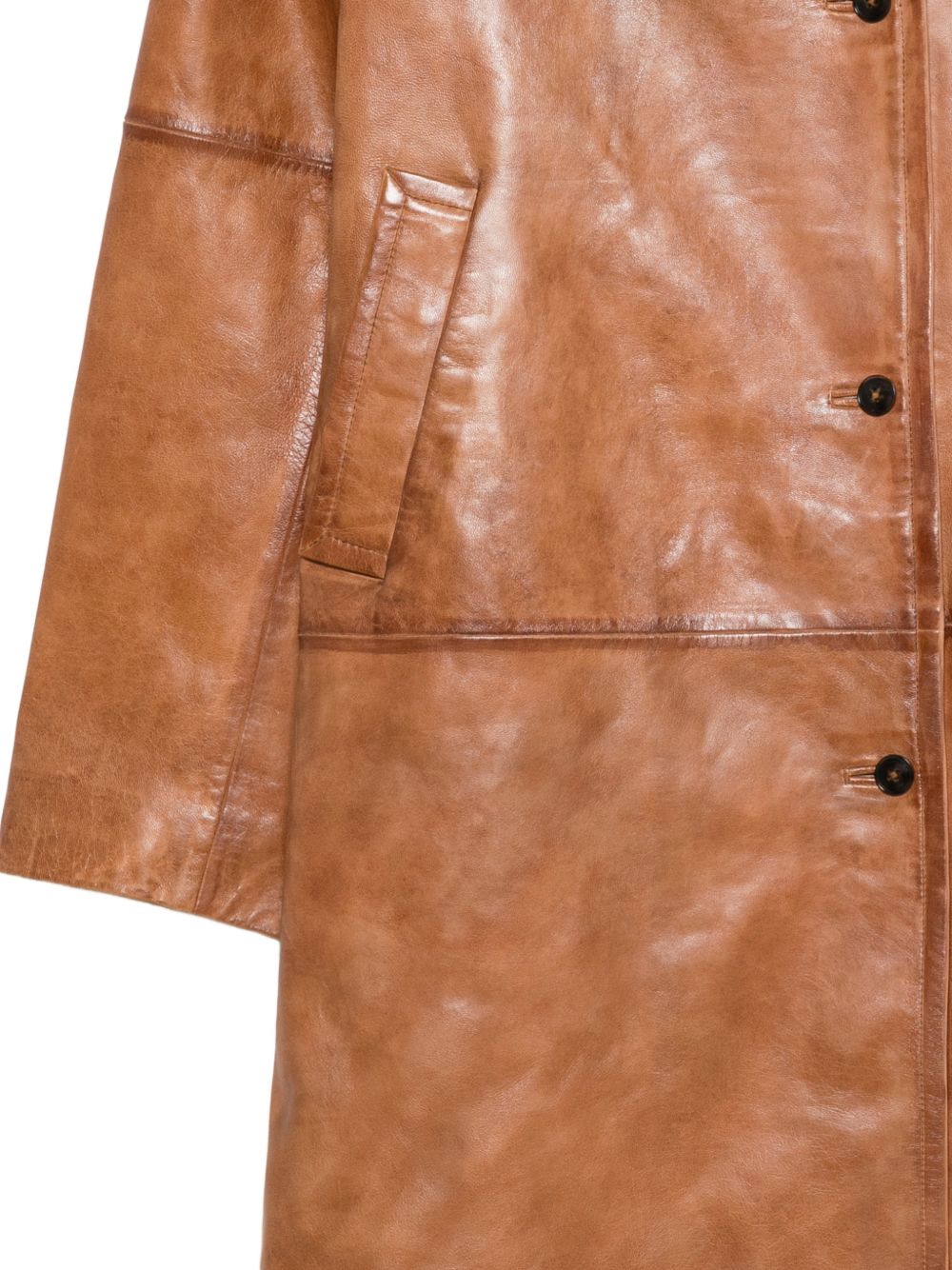 HERSKIND Coats Leather Brown