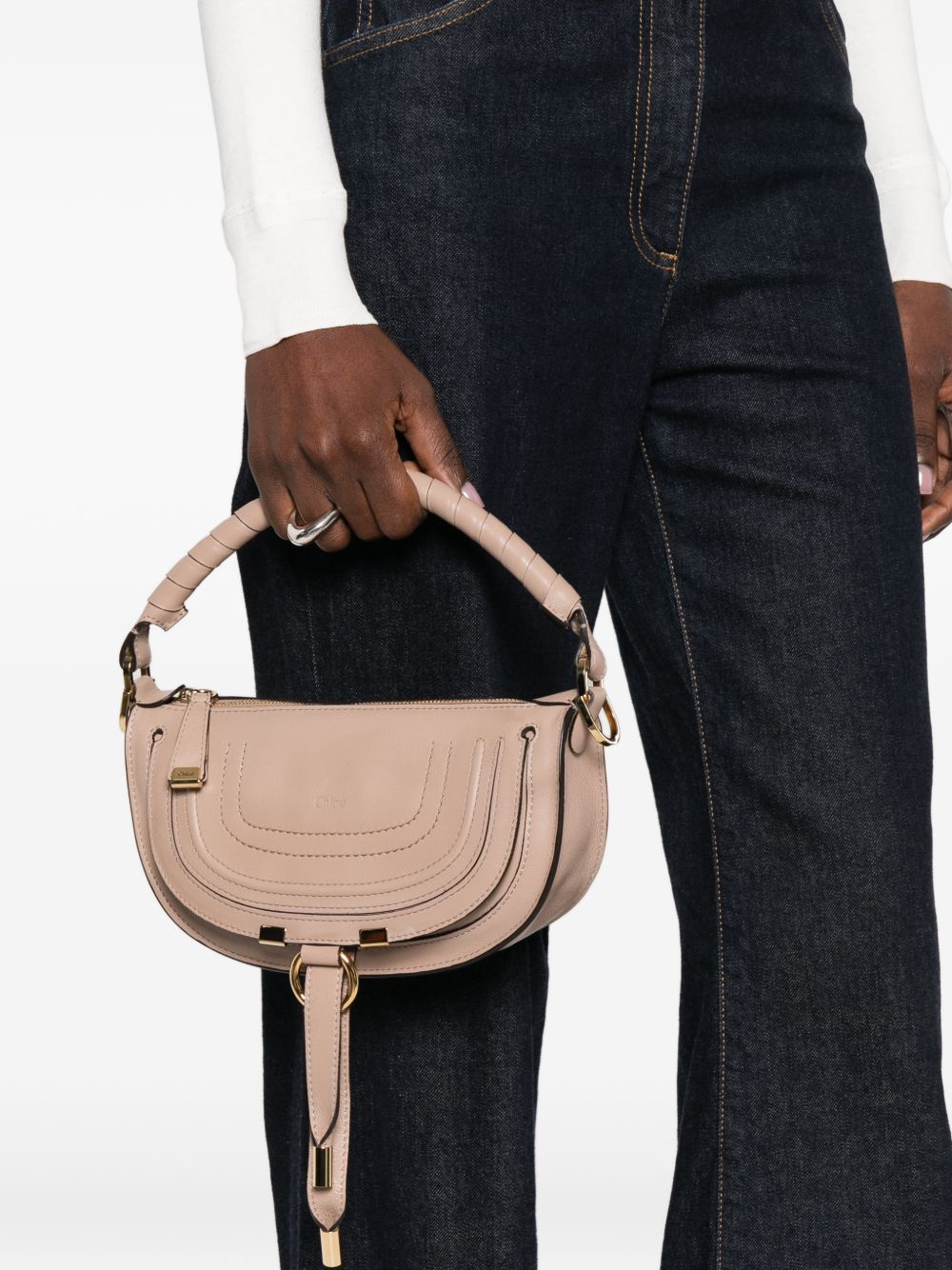 Chloé Marcie Mini Shoulder Bag In Soft Leather