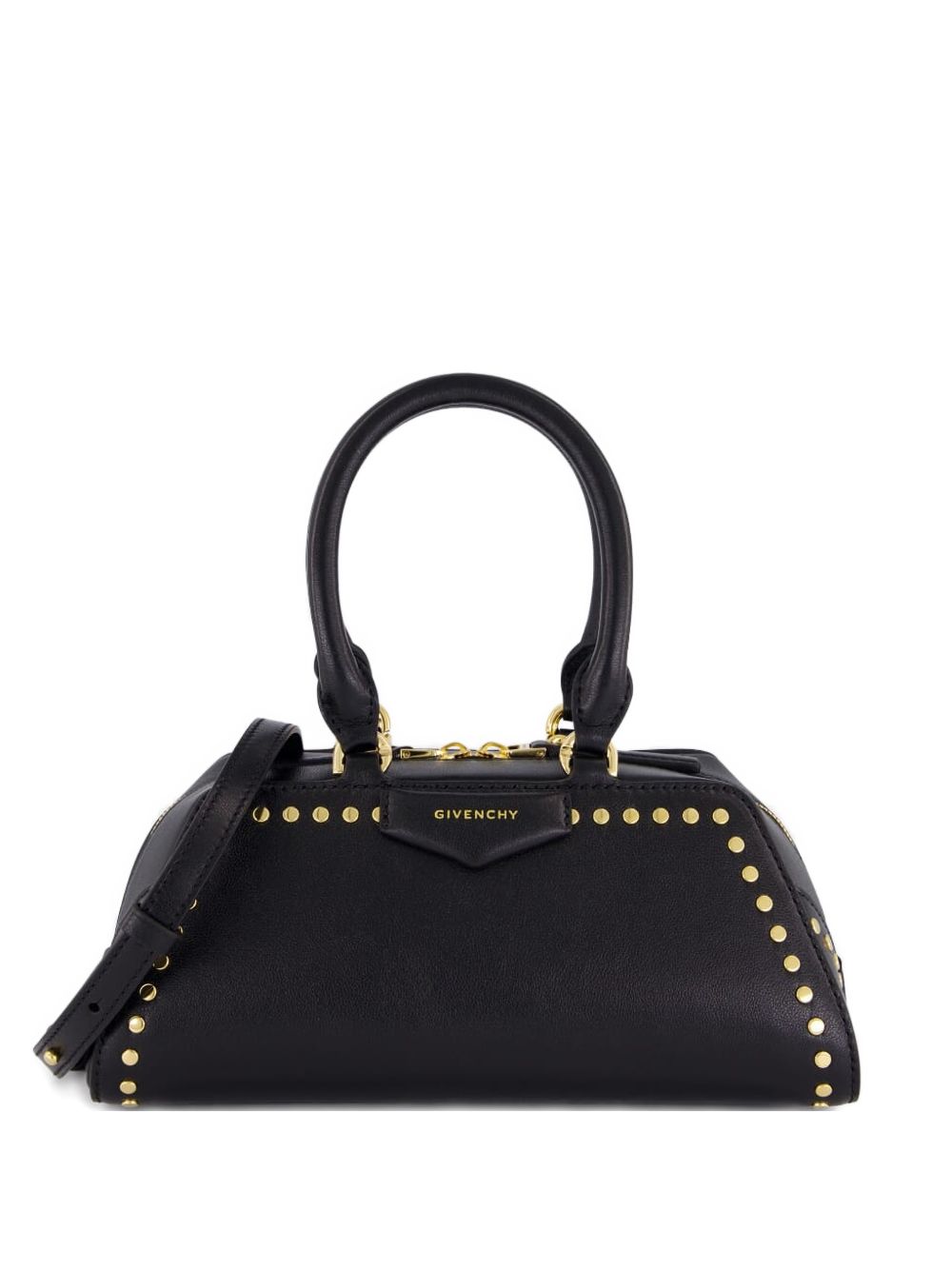 Givenchy Givenchy Mini Antigona East-West Bag In Box Leather With Studs Detail