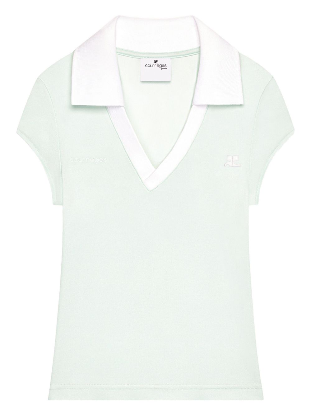 COURREGES PRE T-shirts and Polos Clear Blue