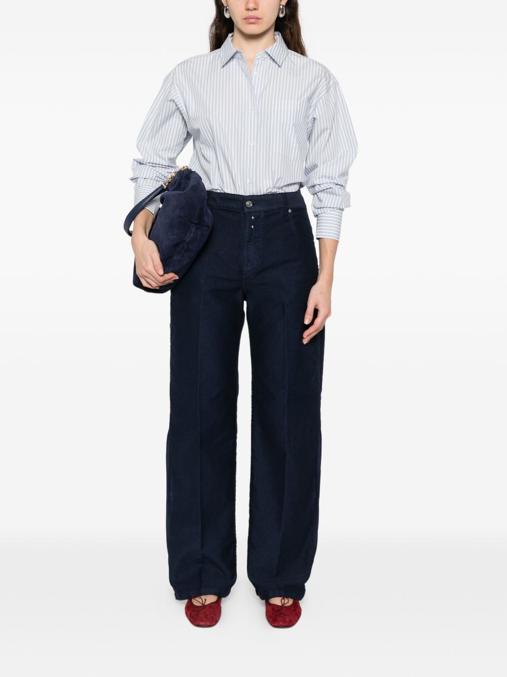 Woolrich Shirts Clear Blue