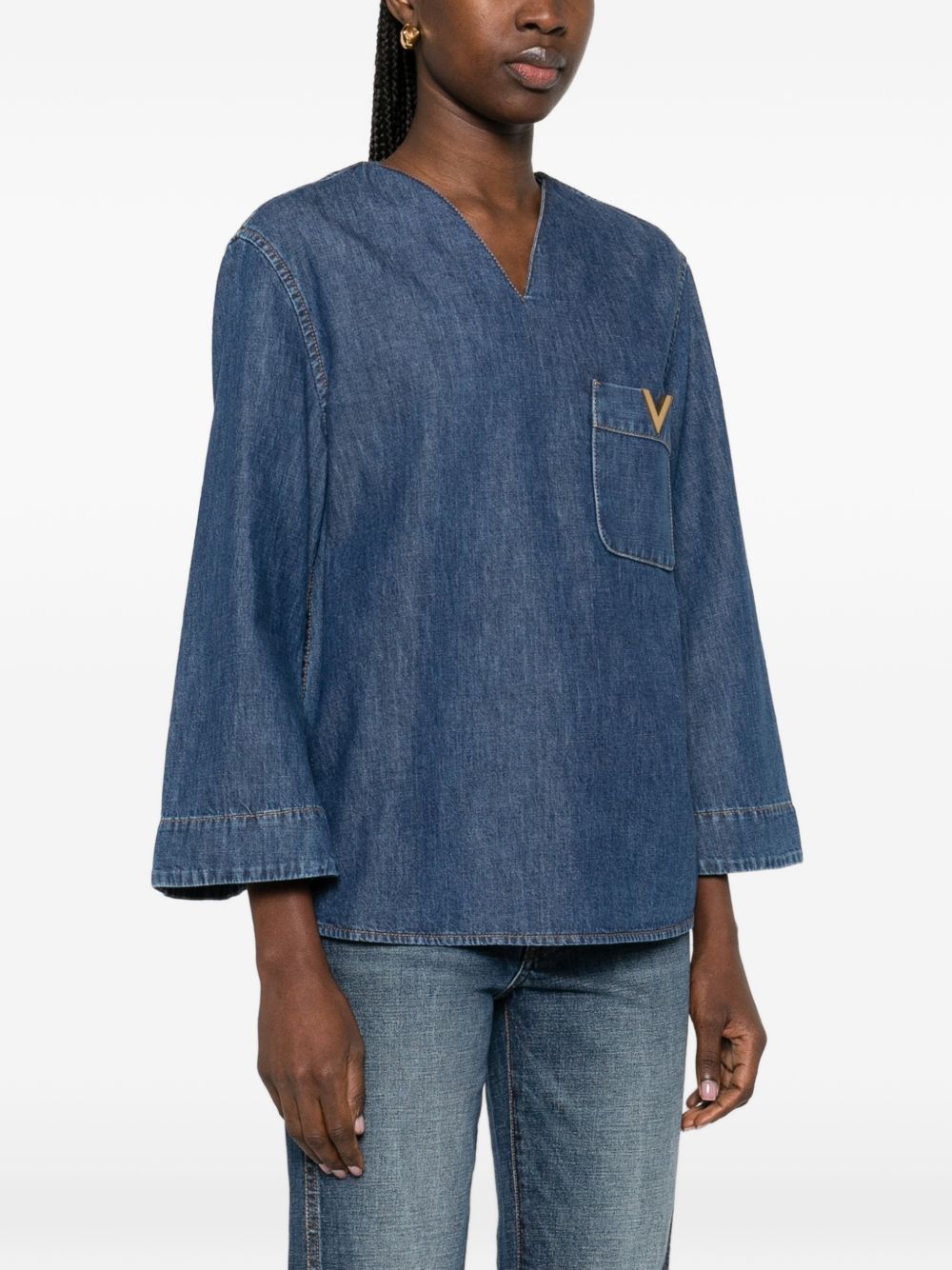 Valentino Shirts Blue
