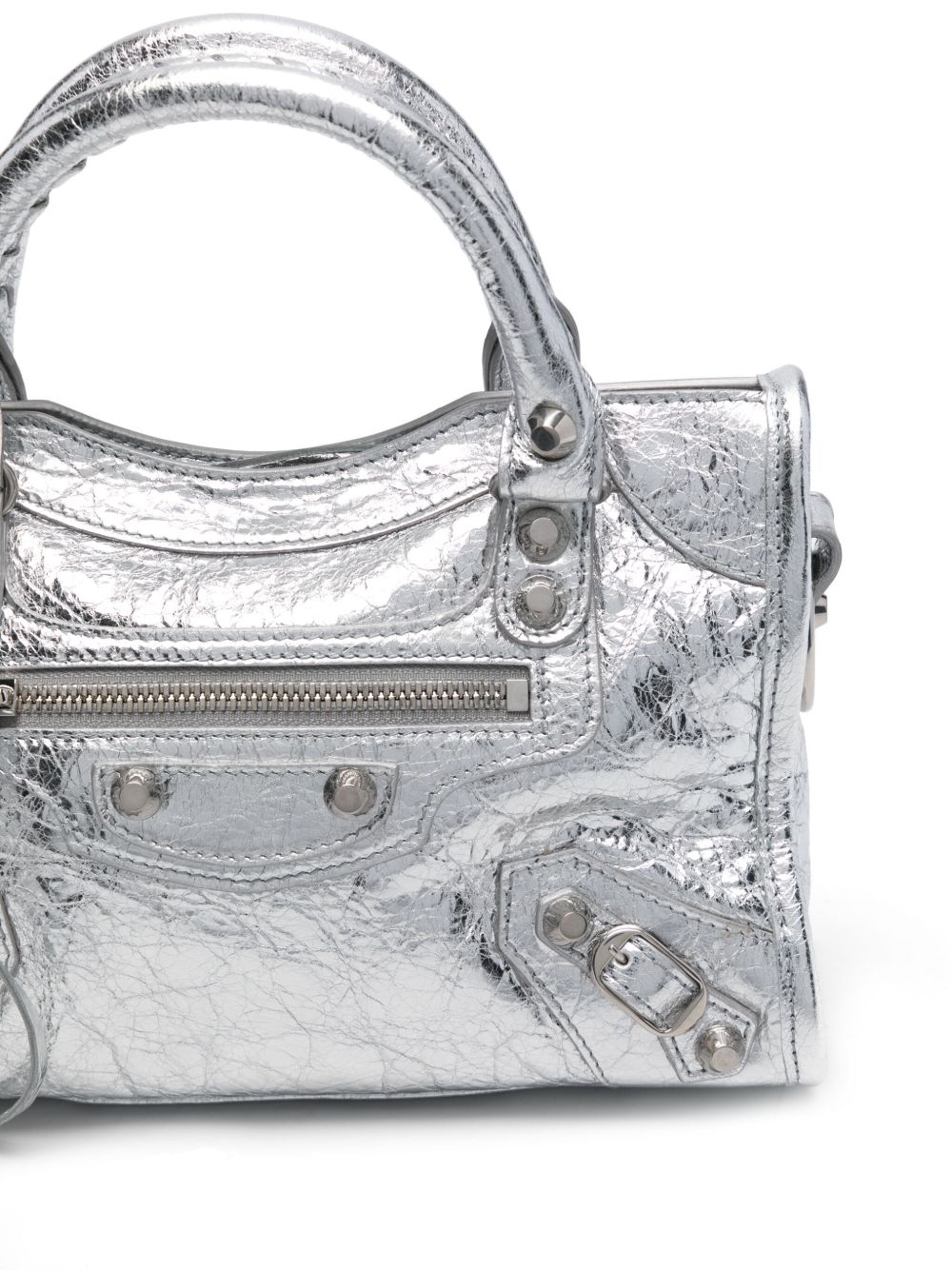Balenciaga Le City Mini Bag In Silver