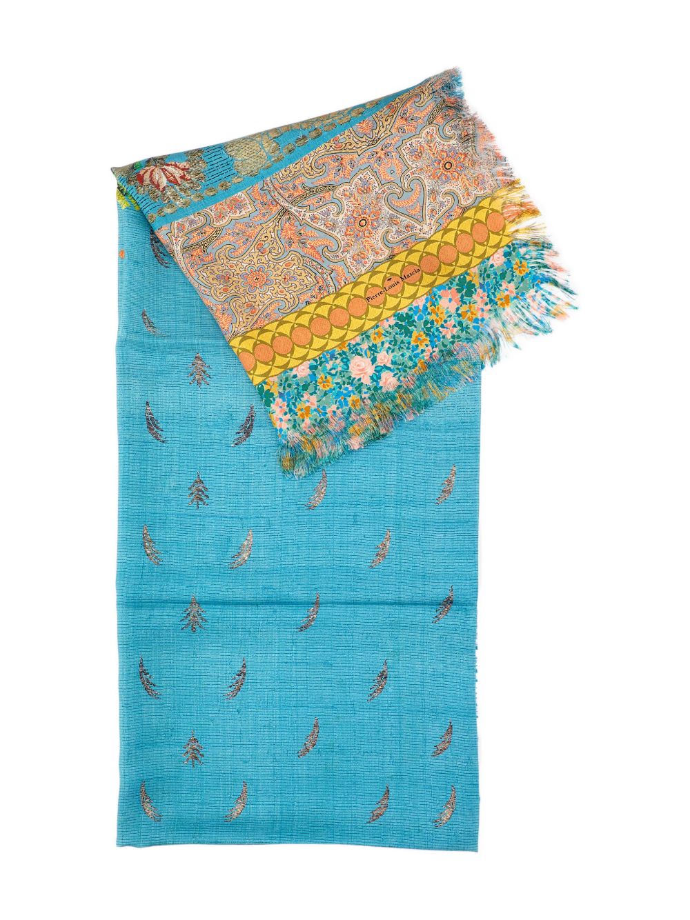 Pierre Louis Mascia Scarfs Clear Blue