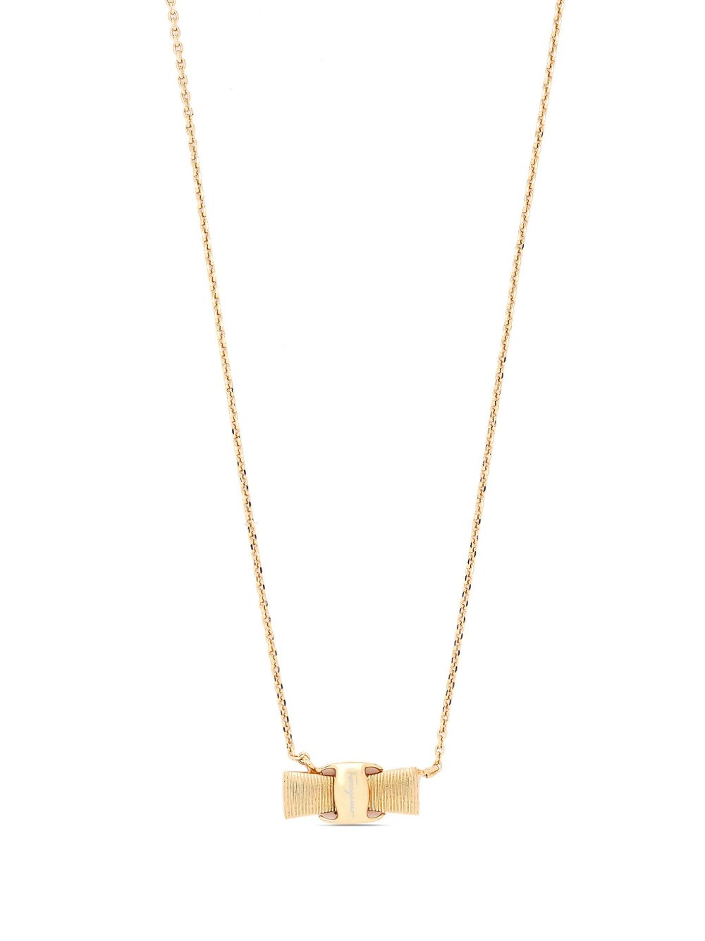 Ferragamo Vara Bow Pendant Necklace