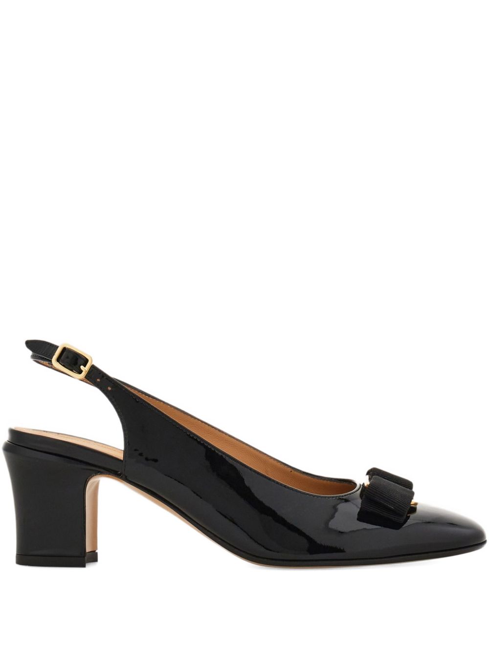 Ferragamo With Heel Black