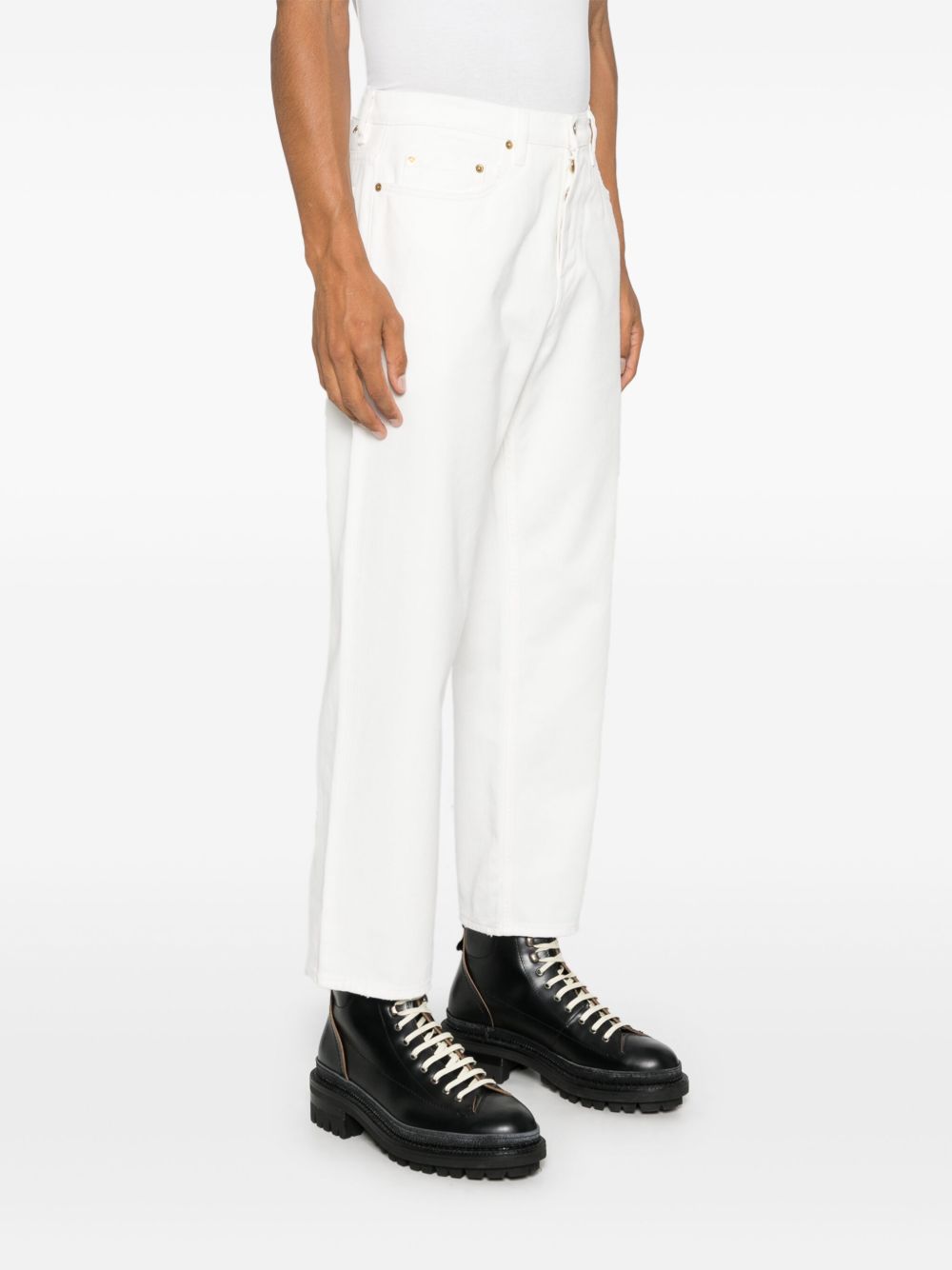 Golden Goose Jeans White