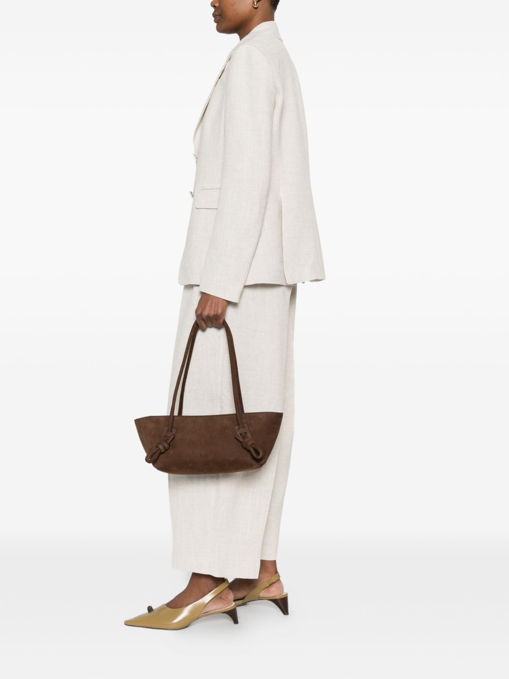 Hereu Fleca Knotted-Handle Shoulder Bag