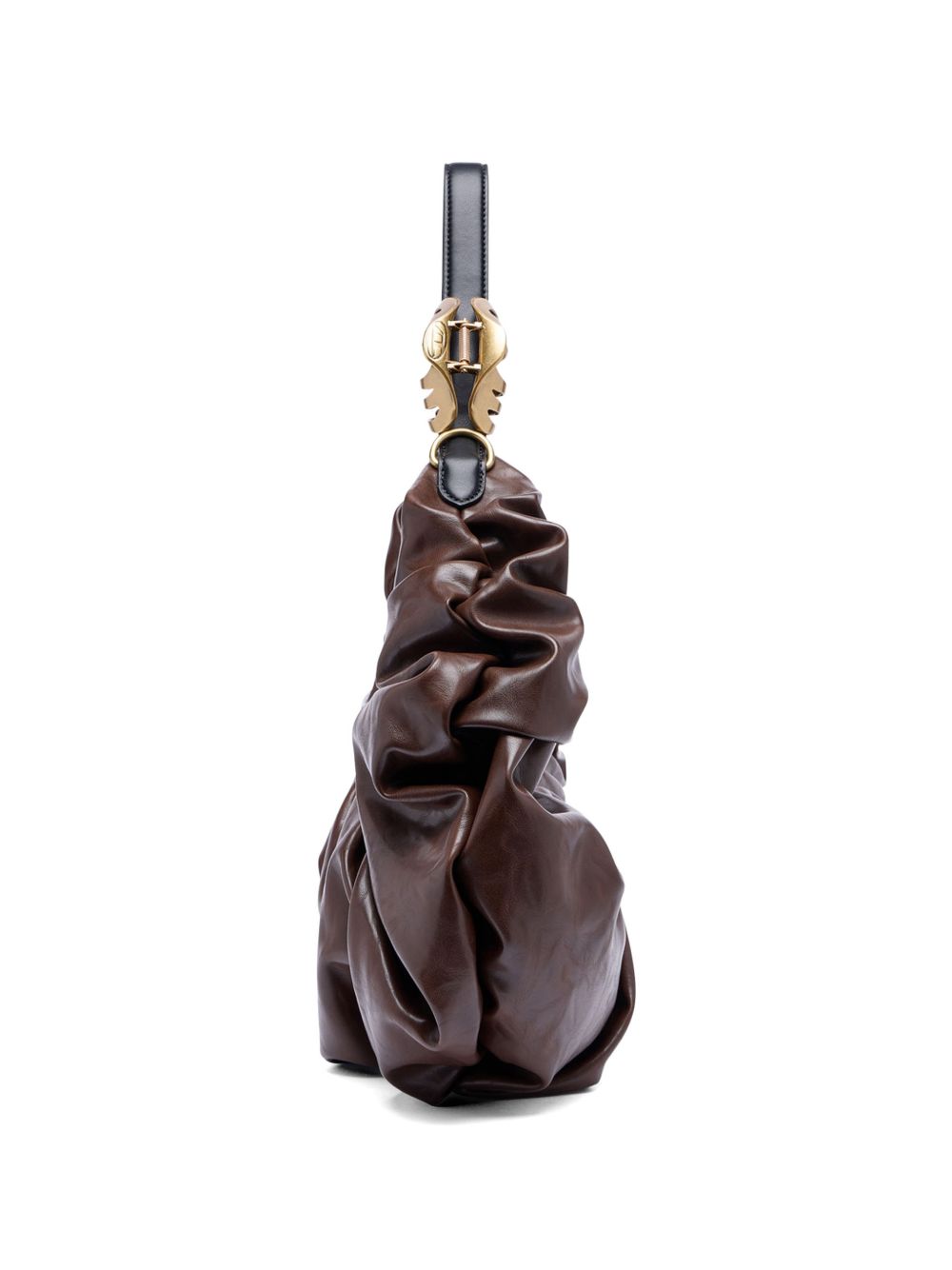 Diesel Grab-D L-Large Scrunched Shiny Pu Hobo Bag