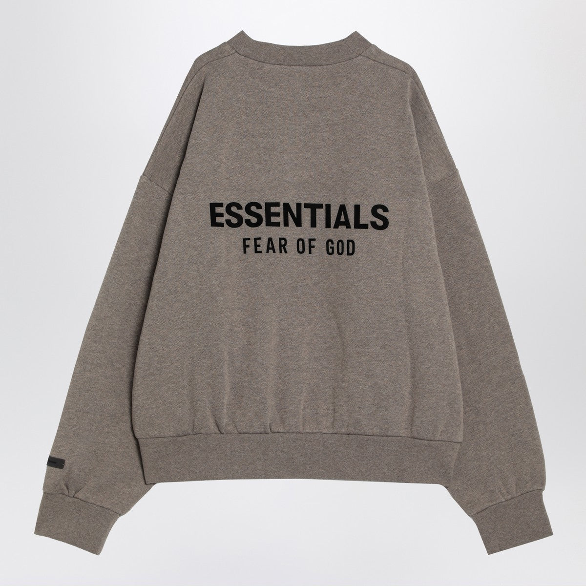 Fear of God Essentials Fear of God Essentials Grey fleece cotton sweatshirt with logo