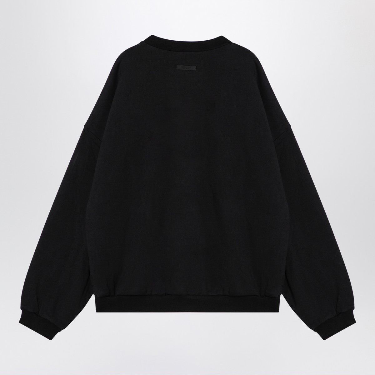 Fear of God Essentials Fear of God Essentials Black sweatshirt with embroidered logo