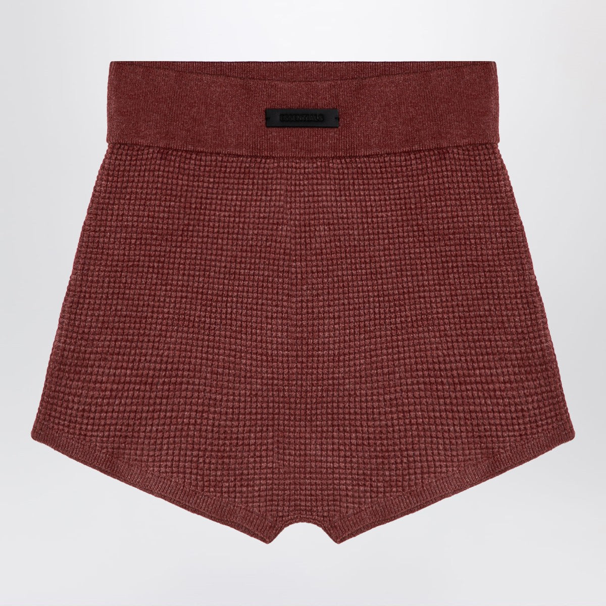 Fear of God Essentials Fear of God Essentials Burgundy Honeycomb Short