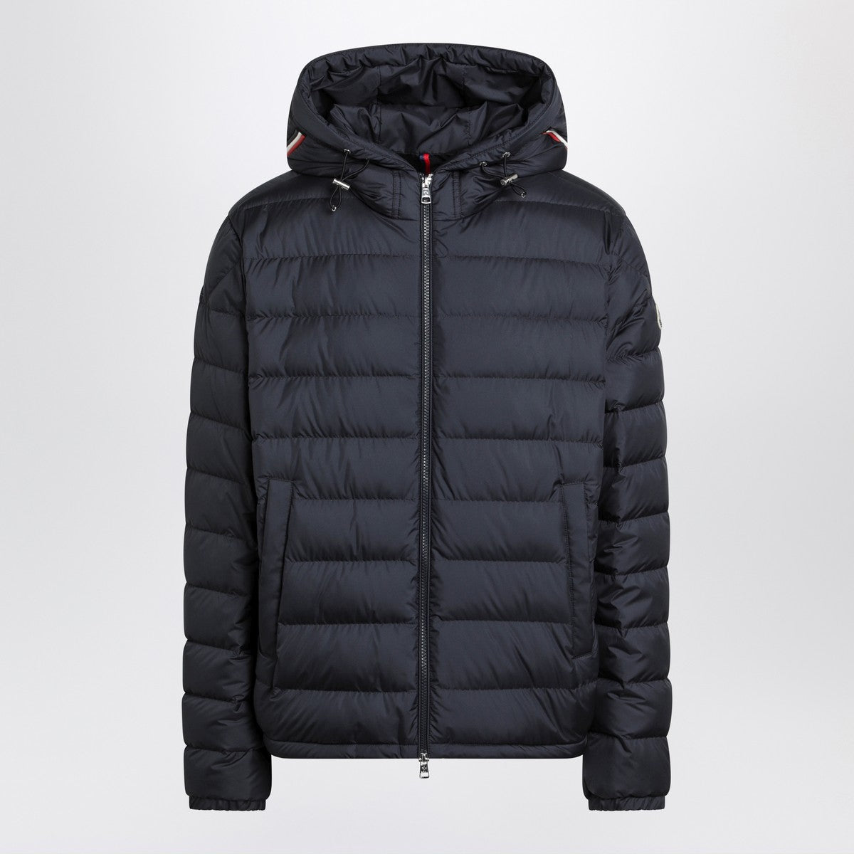 Moncler Moncler Vermeille short padded jacket with hood in navy