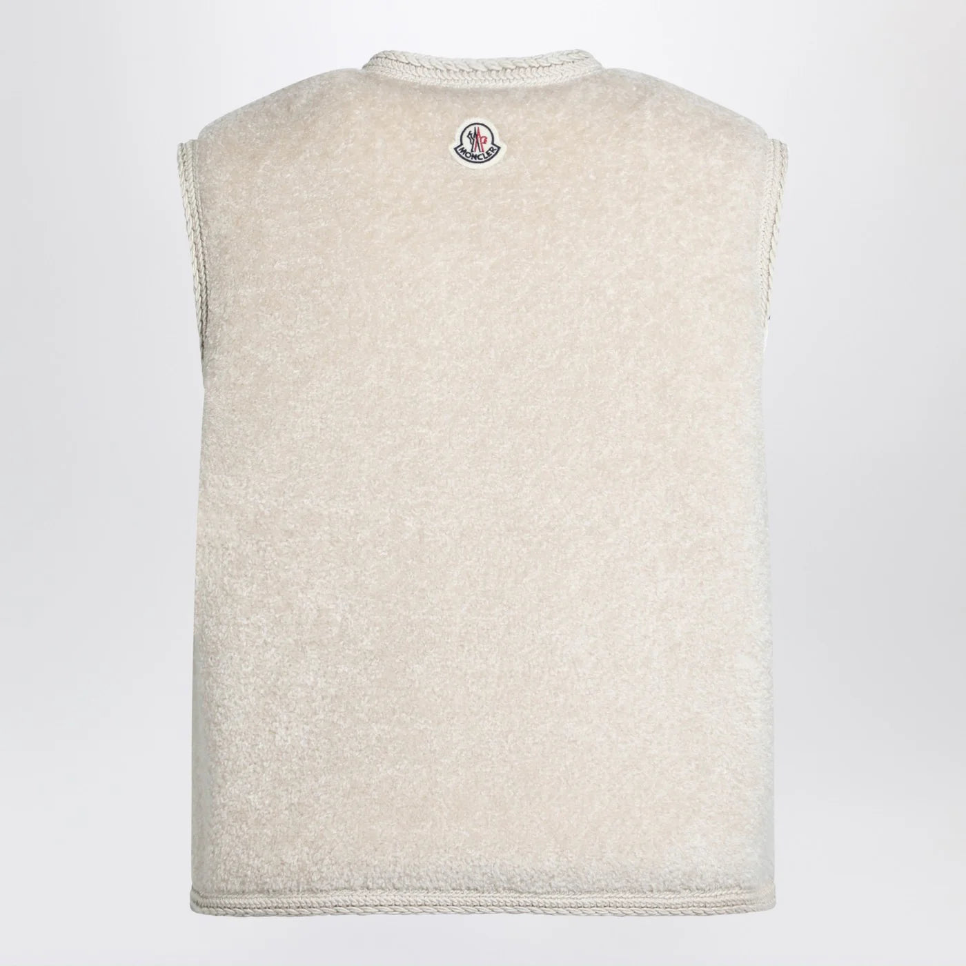 Moncler Mimosa gilet in teddy-effect fleece