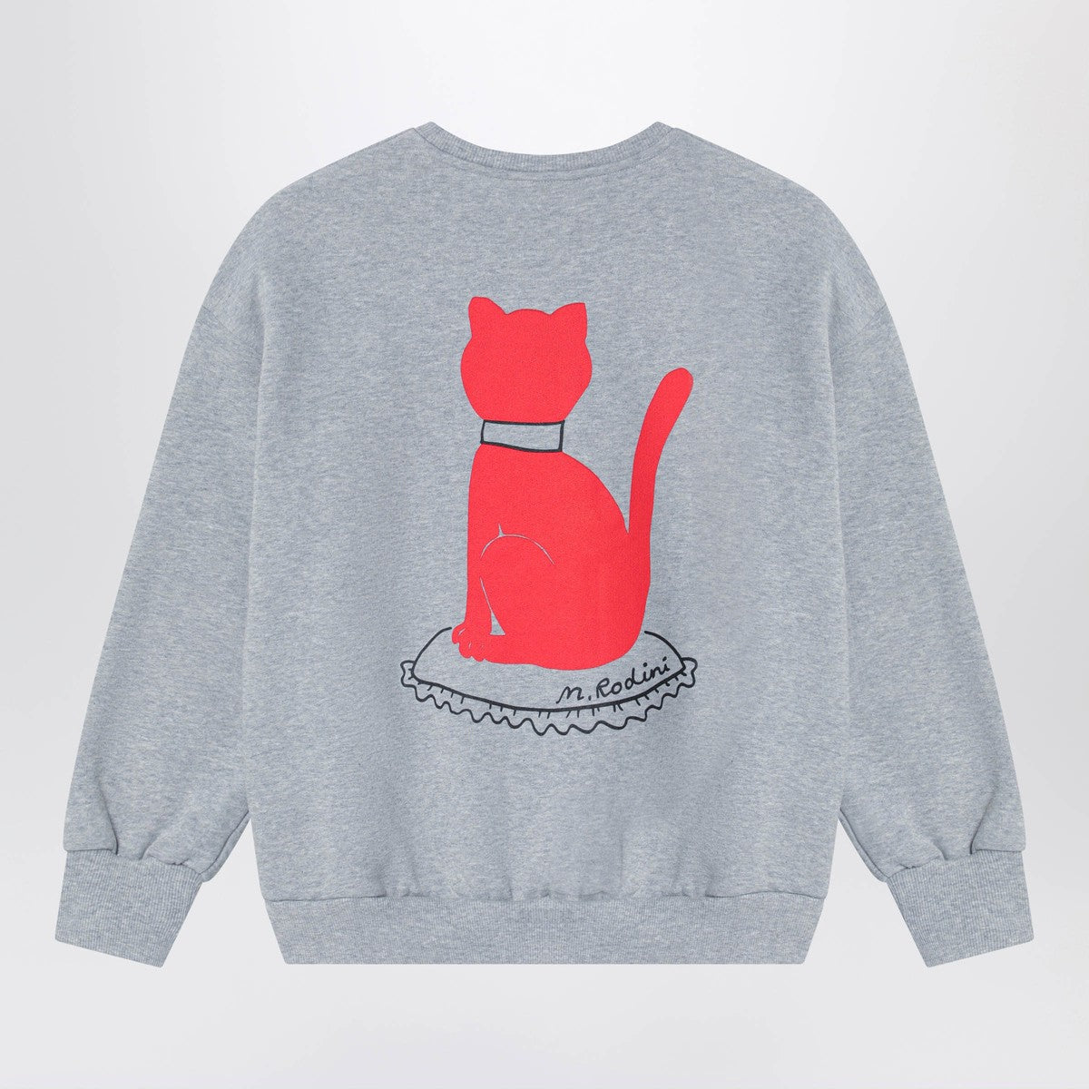 Mini Rodini Mini Rodini Grey T-shirt in organic cotton