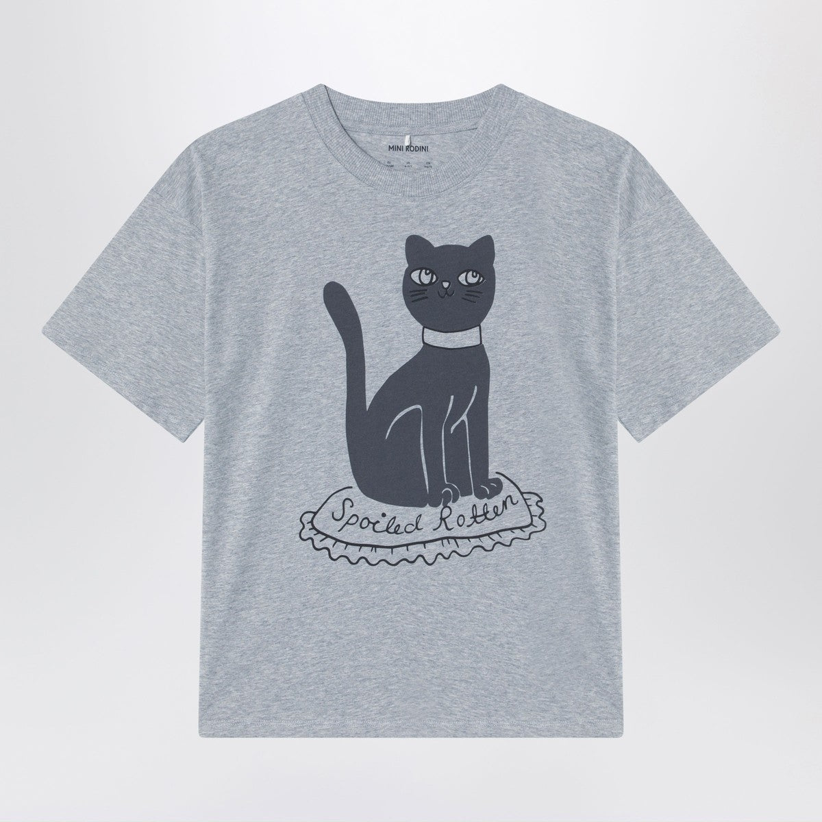 Mini Rodini Mini Rodini Grey T-shirt in organic cotton