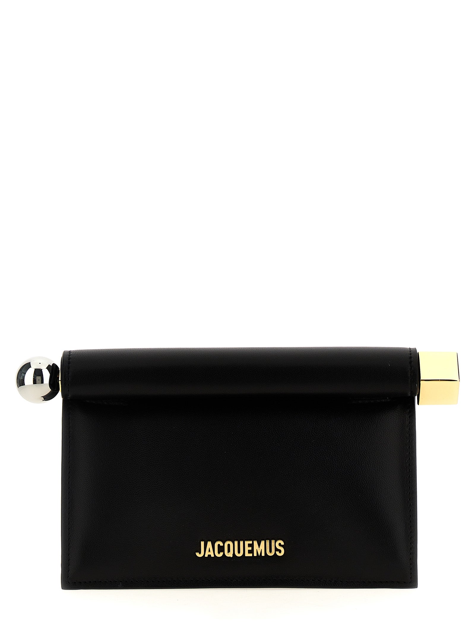 Jacquemus La Petite Pochette Rond Carré Clutch