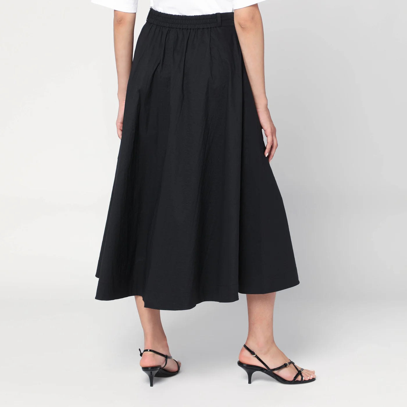MKDT Studio Novo pleated skirt in black