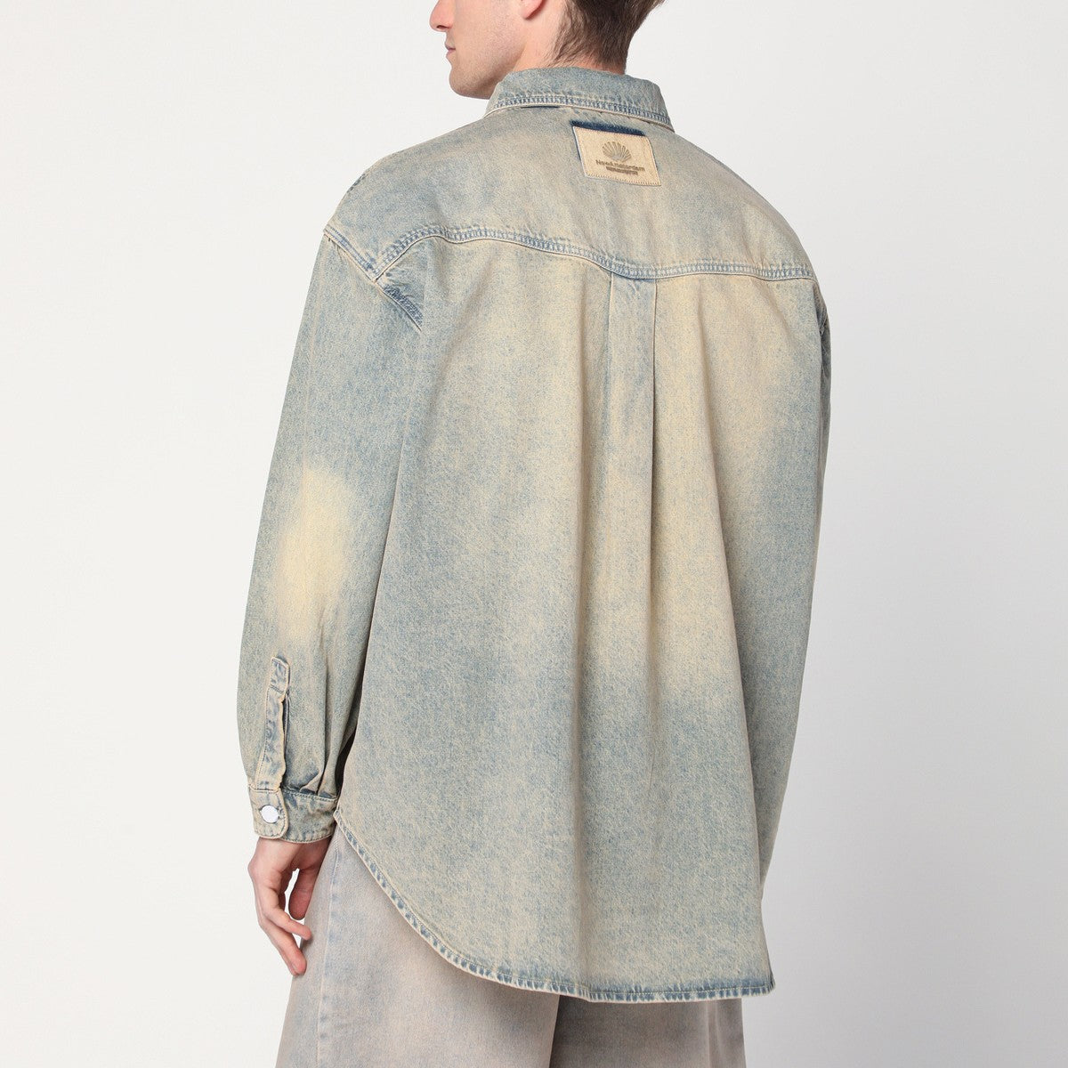 New Amsterdam Surf Association New Amsterdam Surf Association Faded beige denim shirt