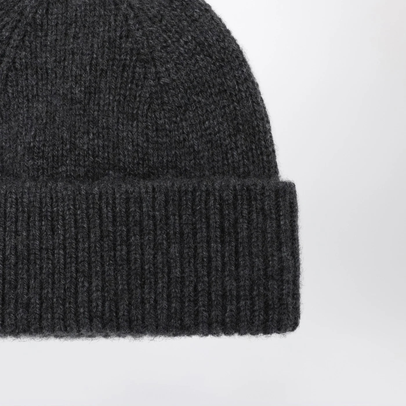 Roberto Collina Cashmere Beanie in Anthracite Grey