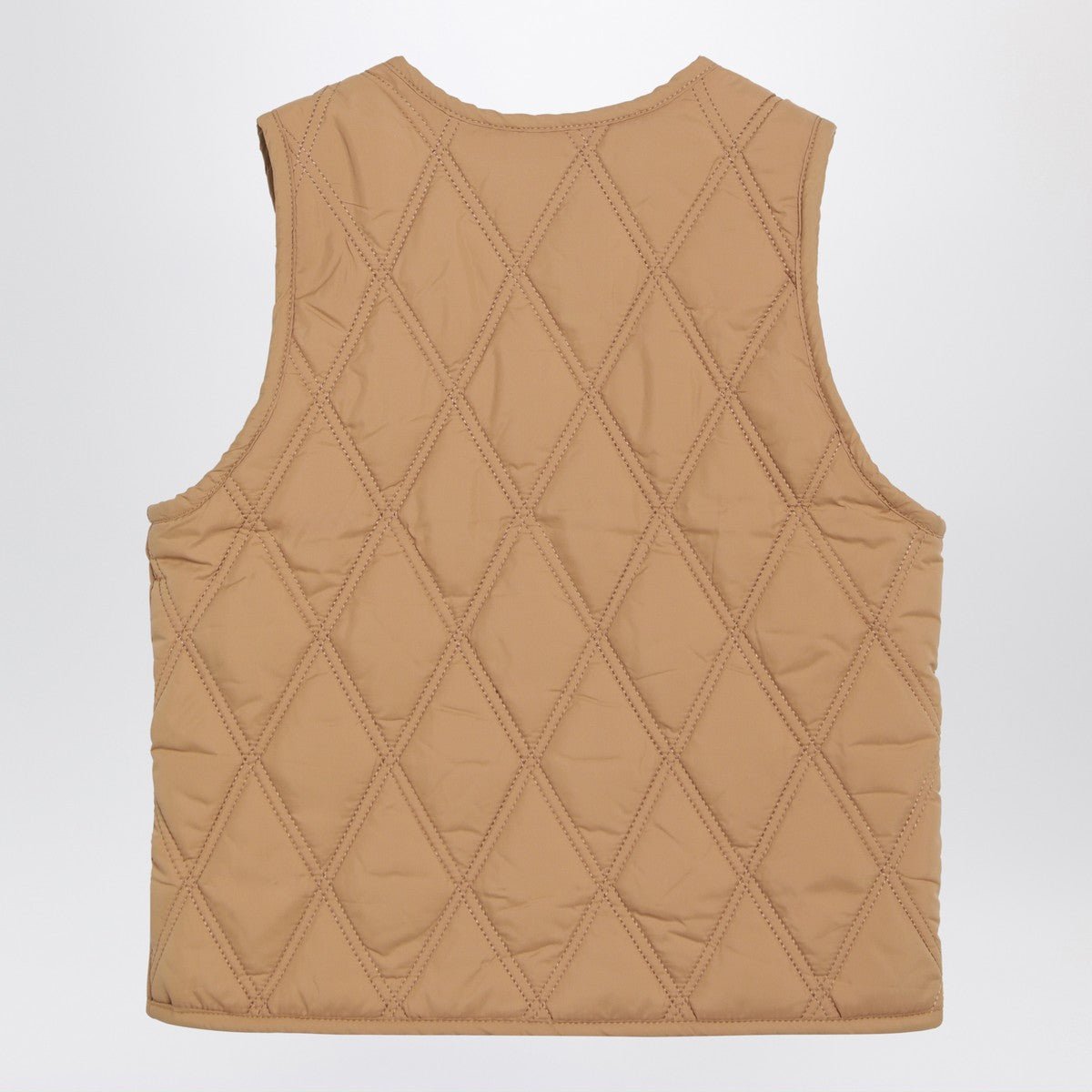 Mini Rodini Mini Rodini Beige Ritzratz quilted vest