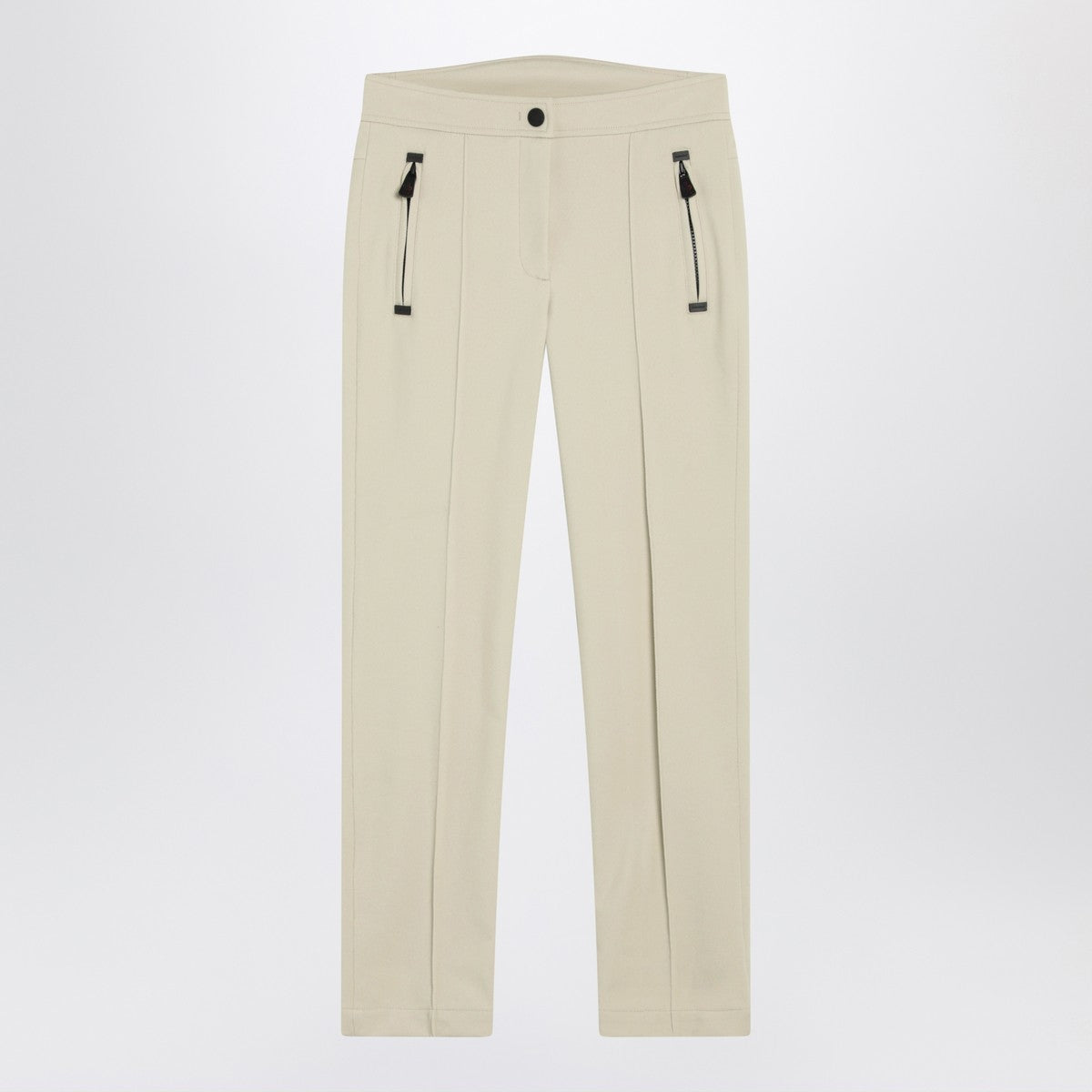 Moncler Grenoble Moncler Grenoble Ivory slim trousers in GORE-TEX