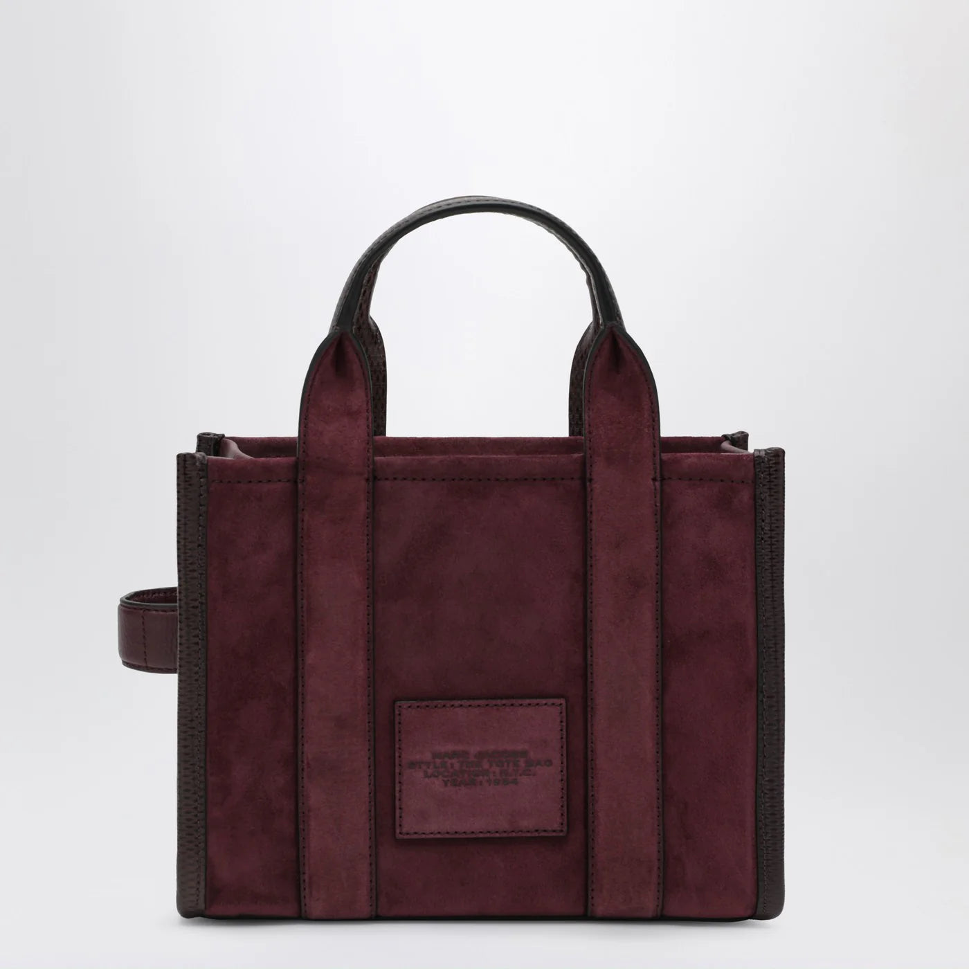 Marc Jacobs Marc Jacobs Small plum suede tote bag