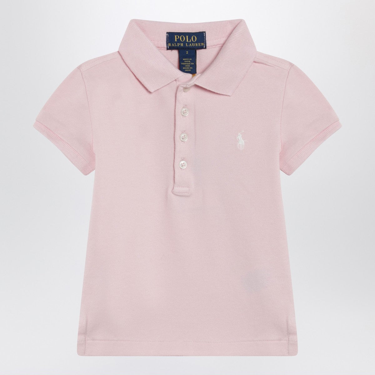 Polo Ralph Lauren Polo Ralph Lauren Pink cotton polo shirt with embroidered logo