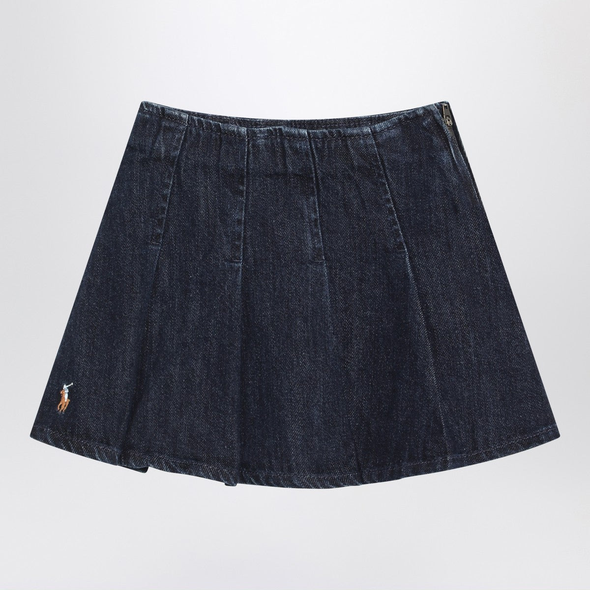 Polo Ralph Lauren Polo Ralph Lauren Blue pleated denim skirt