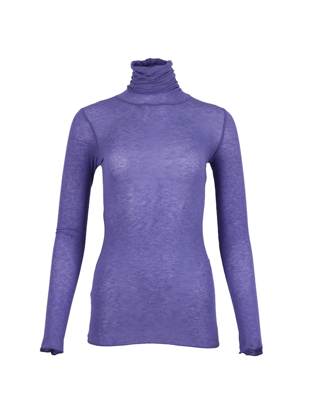 Siste's Glicine Cashmere Turtleneck Sweater Front View