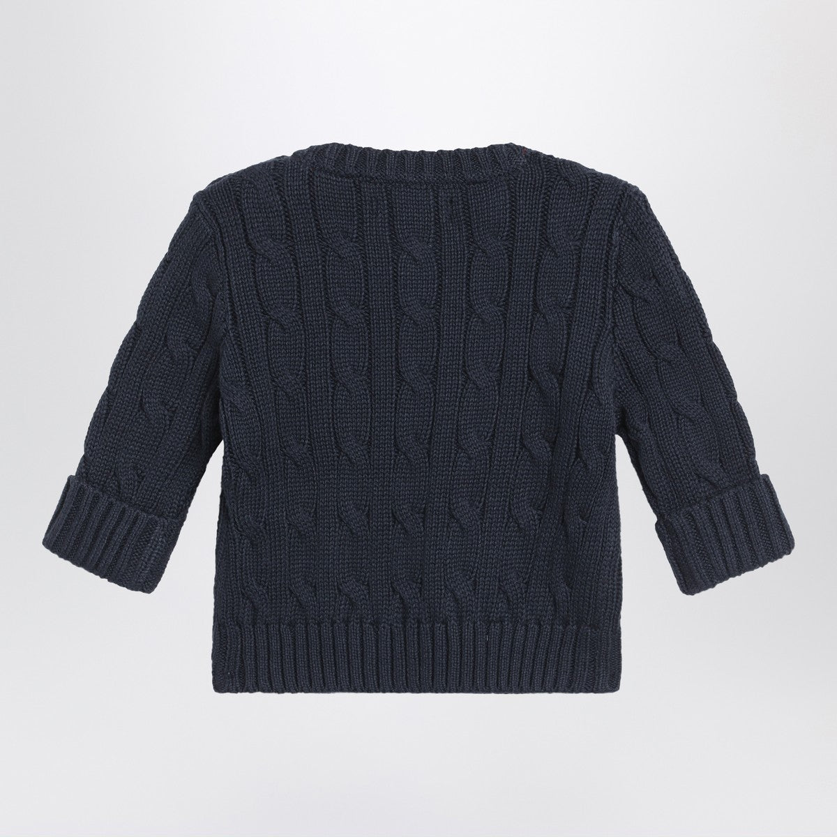 Polo Ralph Lauren Polo Ralph Lauren Navy blue cable-knit cotton sweater