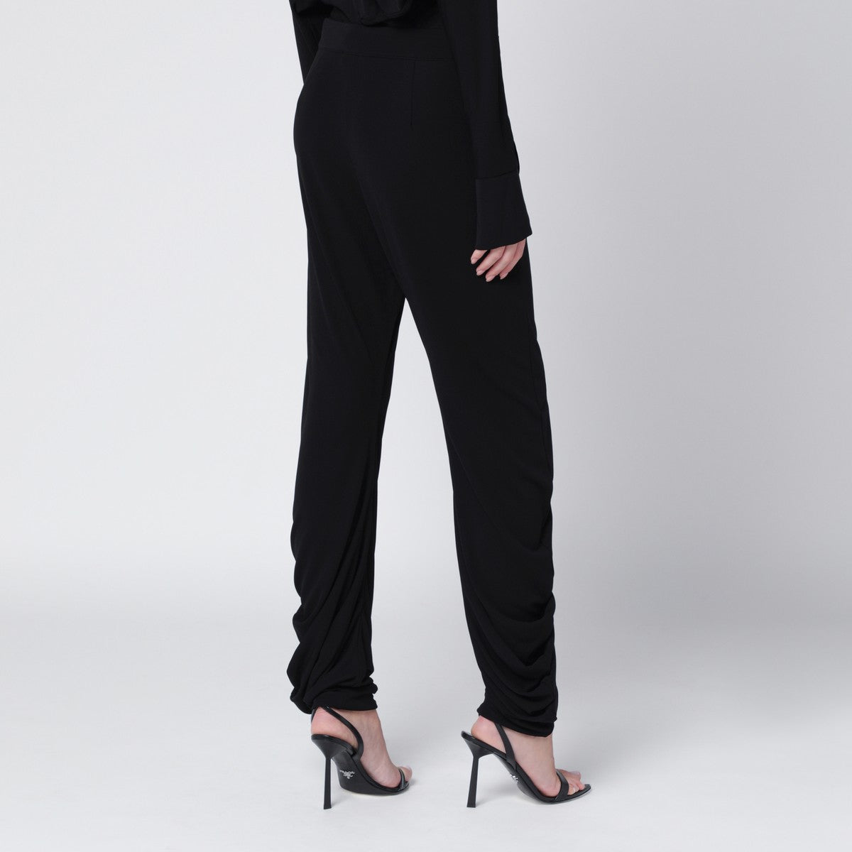 Francesco Murano Francesco Murano Black pants with draping