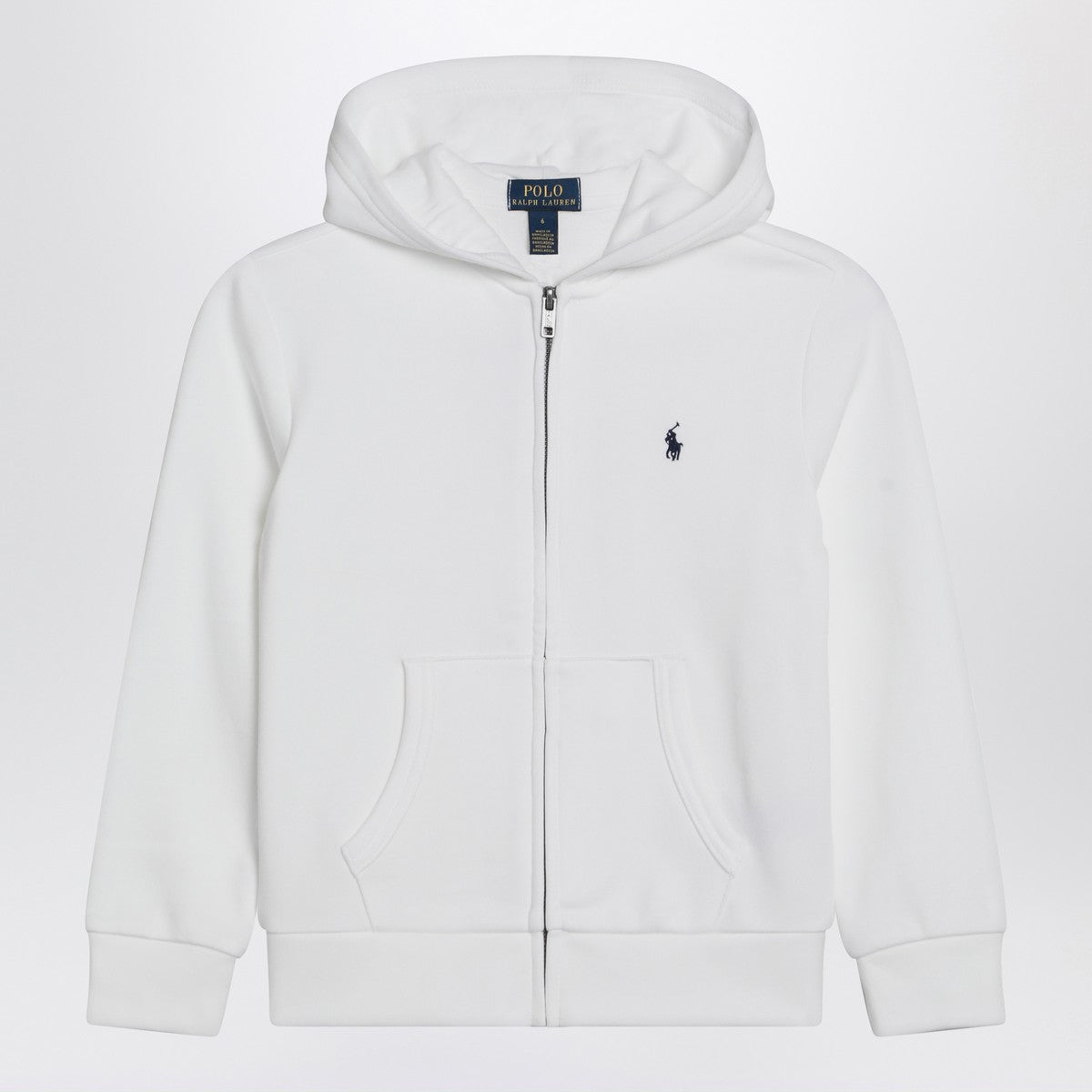 Polo Ralph Lauren Polo Ralph Lauren White zip-up sweatshirt in cotton blend